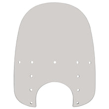 Memphis Shades Fats Windshield - 21" - 9" Headlight Cutout - Solar - Plastic MEP3819_73966