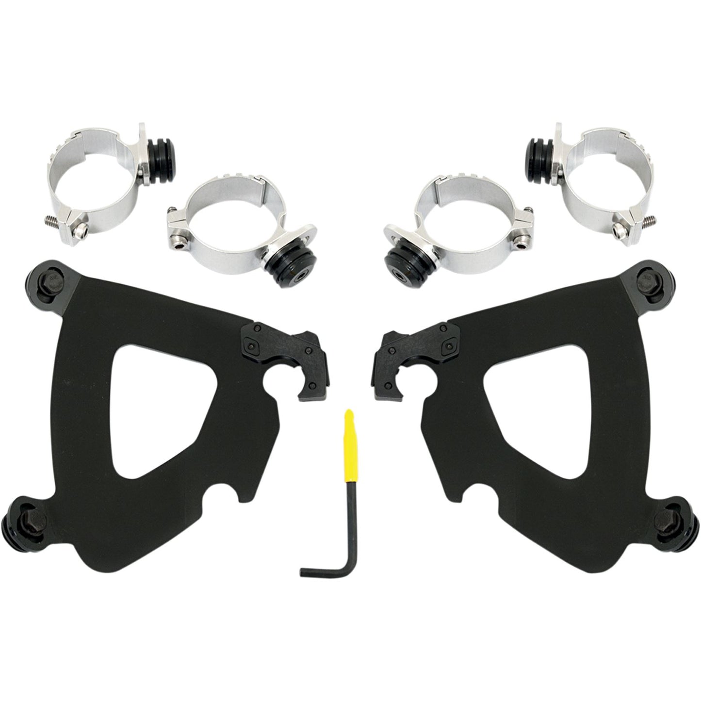 Memphis Shades Gauntlet Mounting Kit - Black - FXD MEB1993_426699