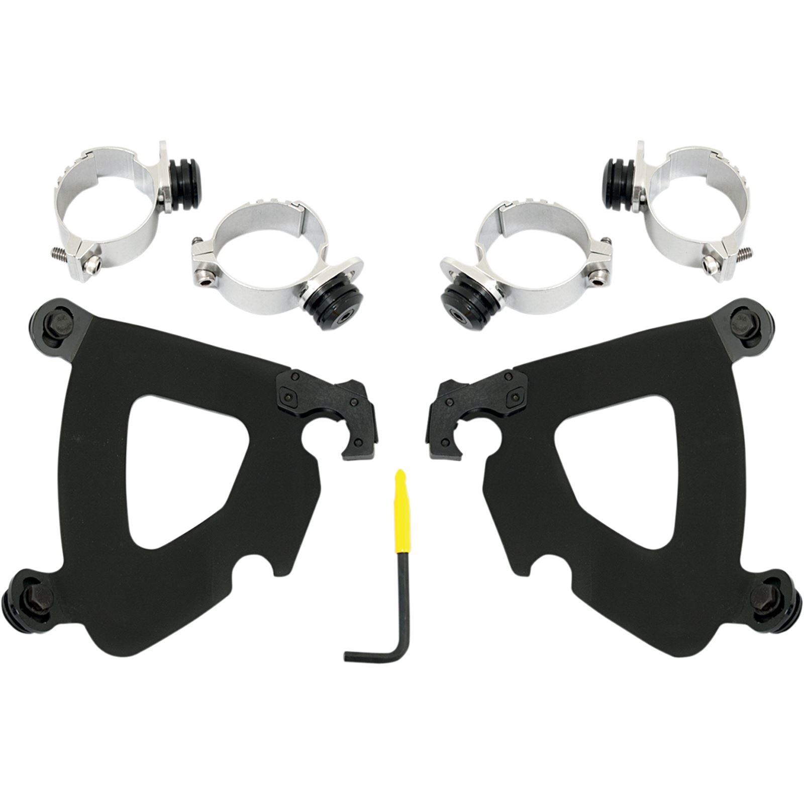 Memphis Shades Gauntlet Mounting Kit - Black - FXD MEB1993_426699