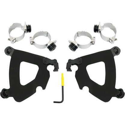 Memphis Shades Gauntlet Mounting Kit - Black - FXD MEB1993_426699