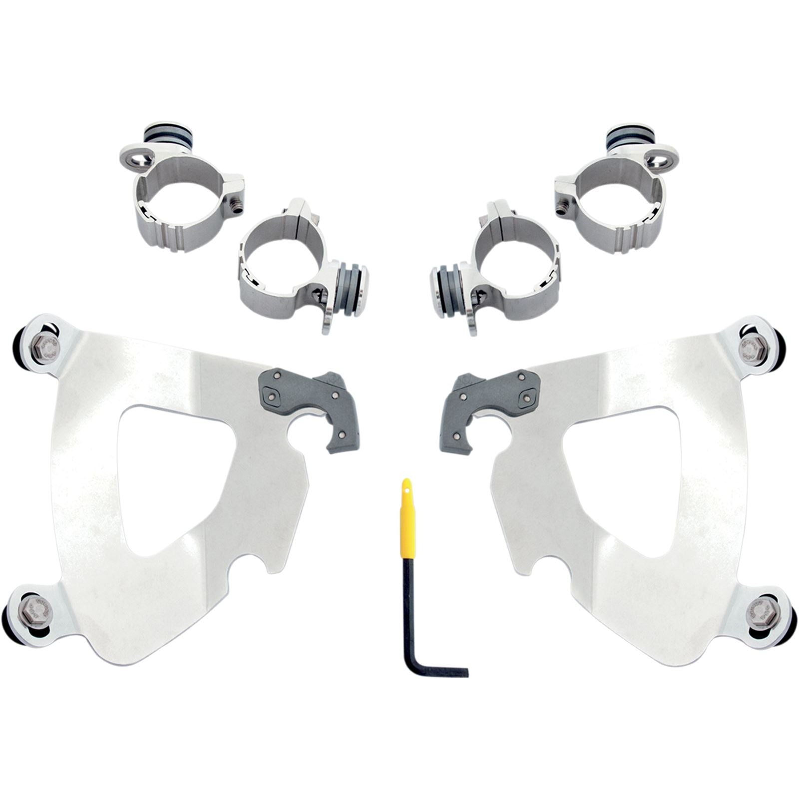 Memphis Shades Gauntlet Mounting Kit - Polished - XL 48 MEK1984_425919