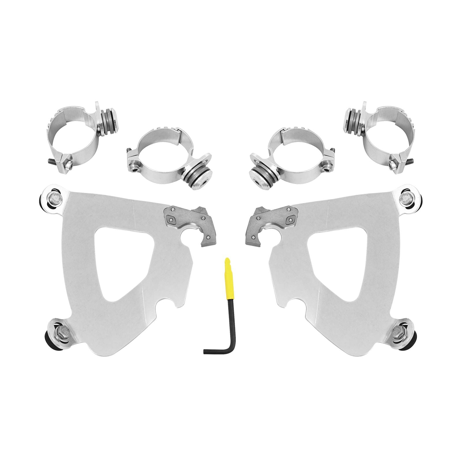Memphis Shades Gauntlet Mounting Kit - Polished - FXD MEK1993_73988