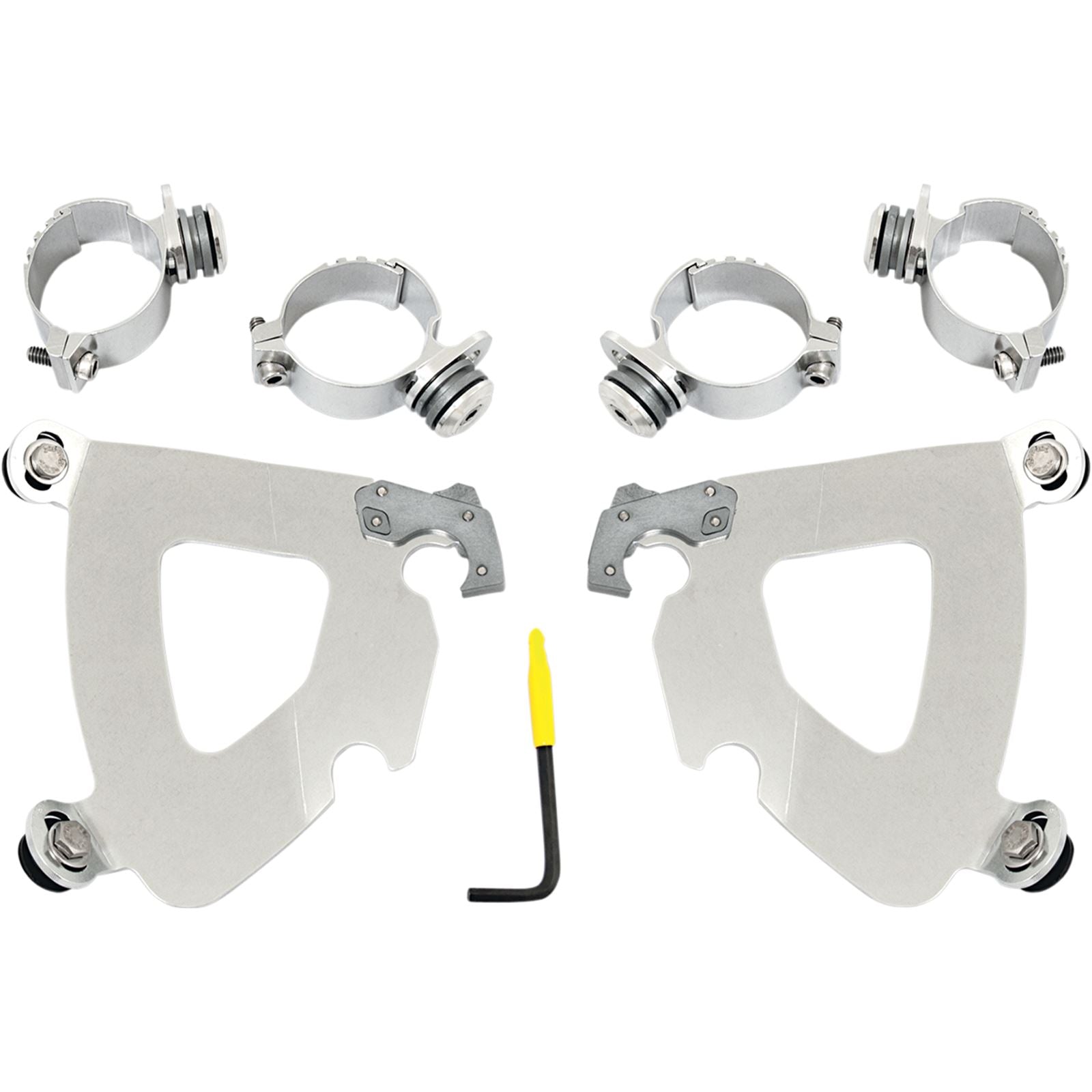 Memphis Shades Gauntlet Mounting Kit - Polished - FXD MEK1993_426698