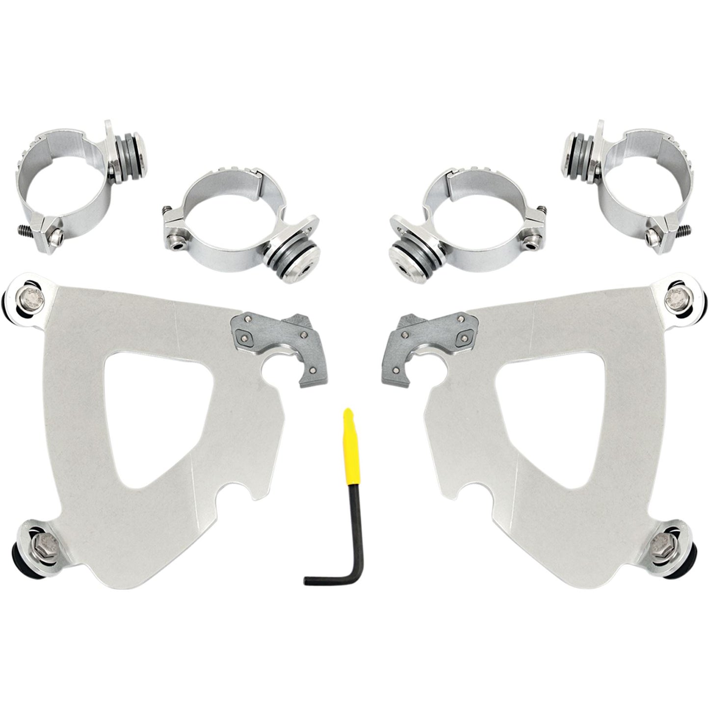 Memphis Shades Gauntlet Mounting Kit - Polished - FXD MEK1993_425923