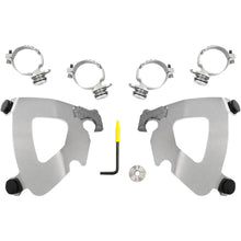 Memphis Shades Gauntlet Mounting Kit - Polished - FXDL '14-'17 MEK2014_425985