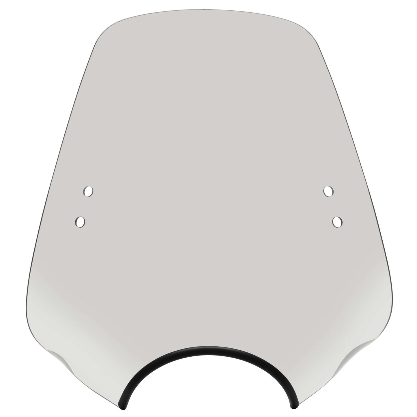 Memphis Shades Classic Deuce Windshield - 7" Headlight Cutout - Solar MEM2129_74114