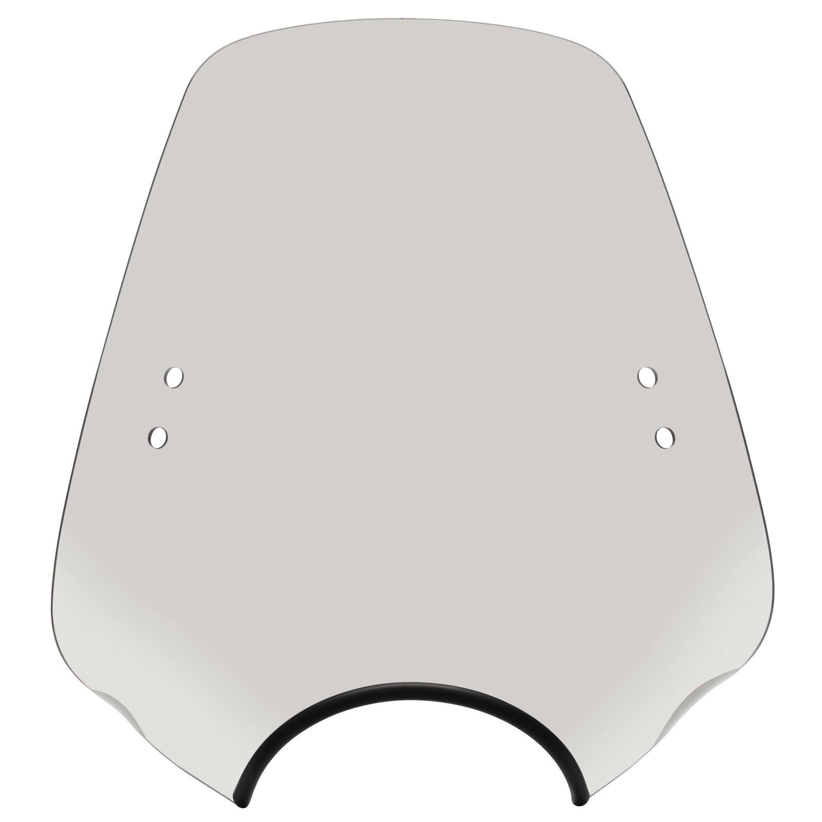 Memphis Shades Classic Deuce Windshield - 7" Headlight Cutout - Solar MEM2129_74114