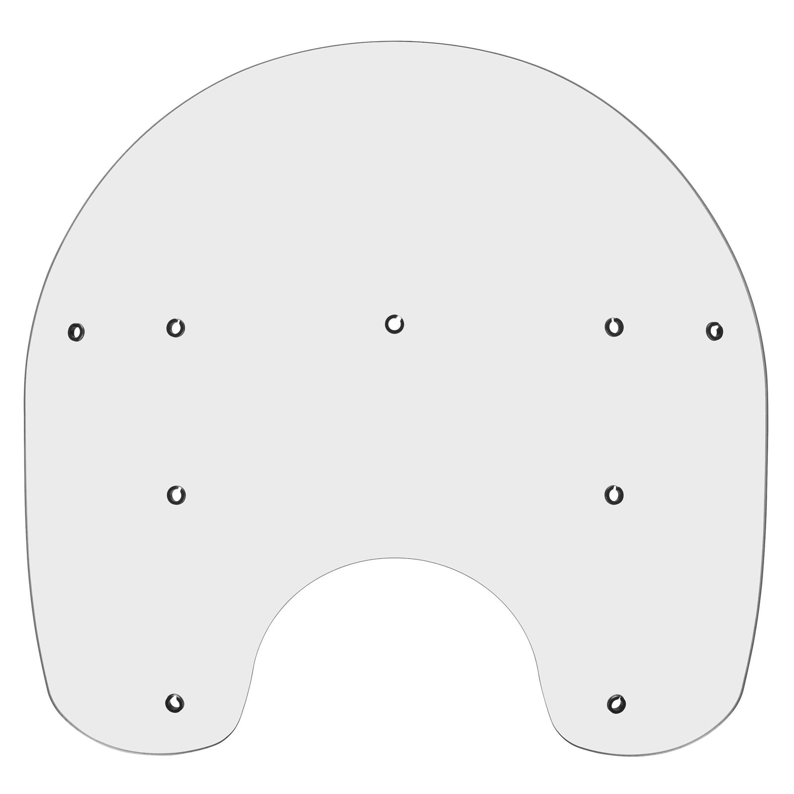 Memphis Shades Replacement Windshield - 15" - Clear - Heritage/Fatboy MEP6160_74188