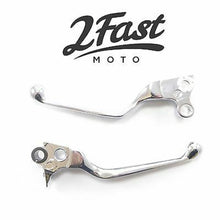 2FastMoto Wide Blade Chrome Lever Set for Harley Models 1980-2013 2fm-07-89040_627874