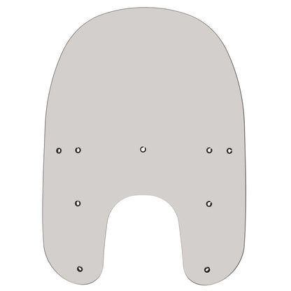 Memphis Shades Replacement Windshield - 17" - Solar - FX/R/D/L MEP6239_74226