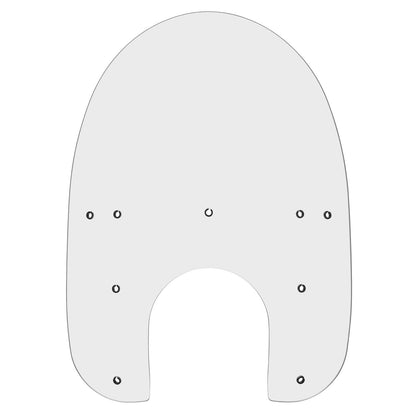 Memphis Shades Replacement Shield - 17" - Clear - Springer MEP6250_74235