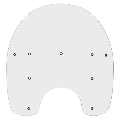 Memphis Shades Replacement Windshield - 17" - Clear - Heritage/Fatboy MEP6260_74242
