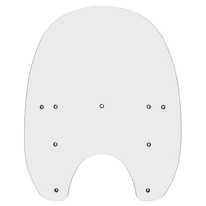 Memphis Shades Replacement Shield - 19" - Wide - Clear MEP6340_74289