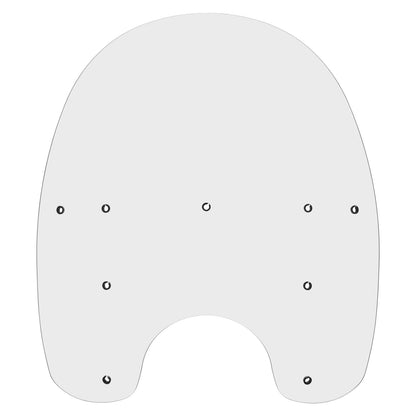 Memphis Shades Replacement Windshield - 19" - Clear - Heritage/Fatboy MEP6360_74303