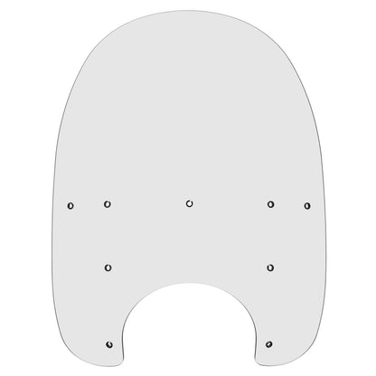 Memphis Shades Road King Replacement Plastic - 21" - Clear MEP6420_74326