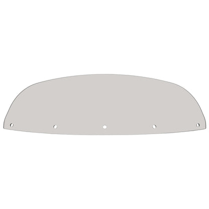 Memphis Shades Windshield - 5" - Solar - FLHT '86-'95 MEP8009_74358