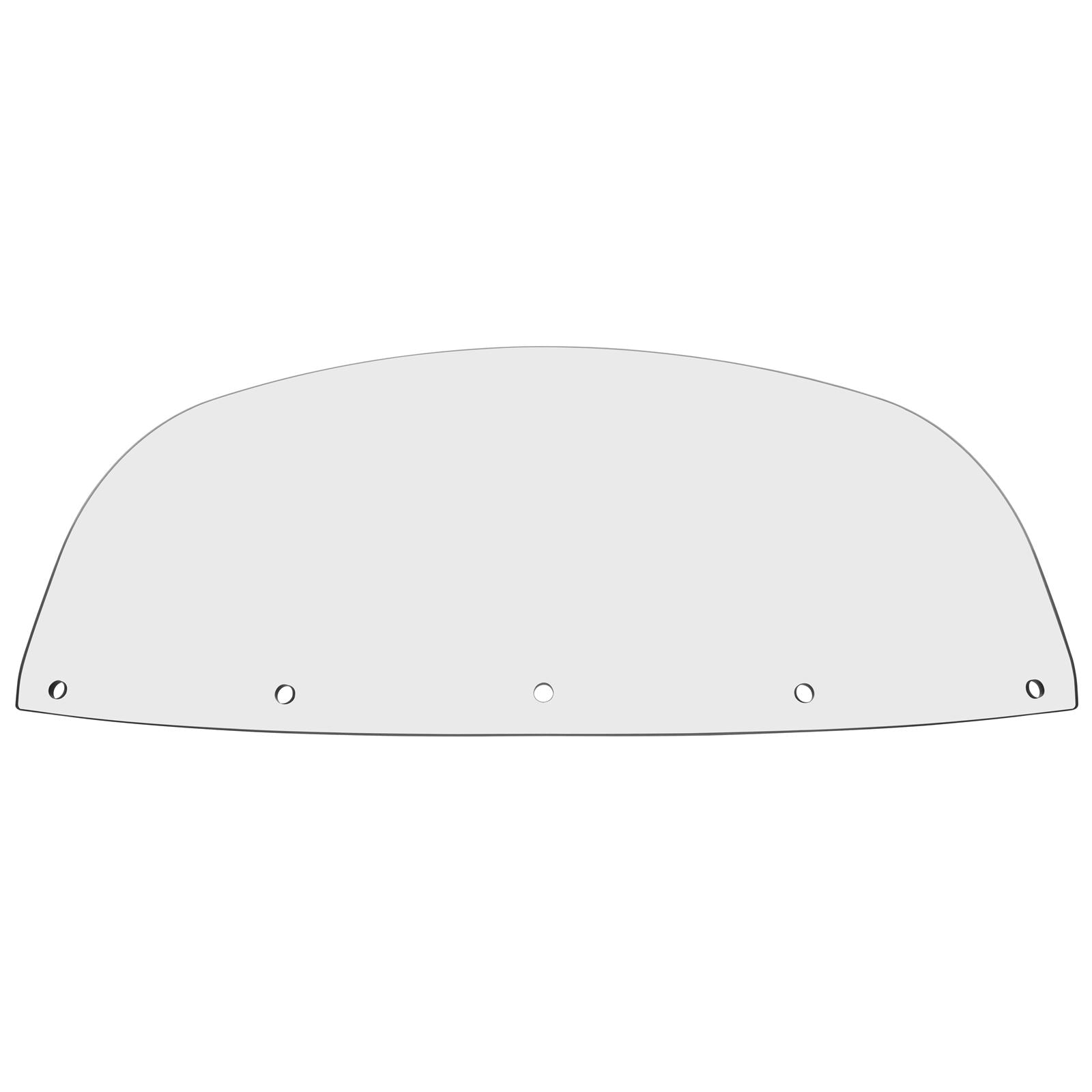 Memphis Shades Windshield - 9" - Clear - FLHT '86-'95 MEP8010_74361