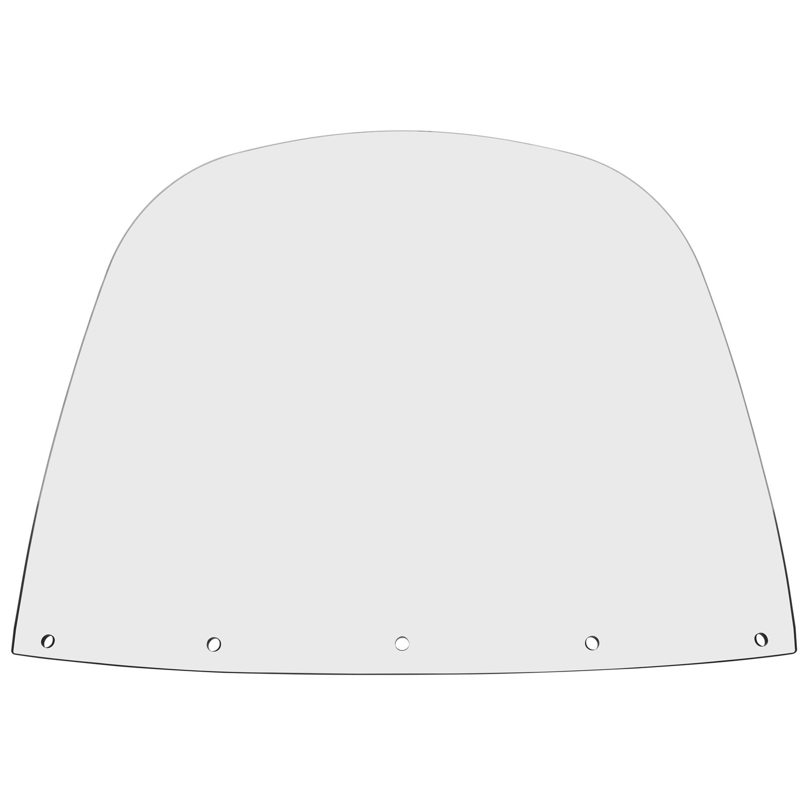 Memphis Shades Windshield - 15" - Clear - FLHT '86-'95 MEP8030_74375