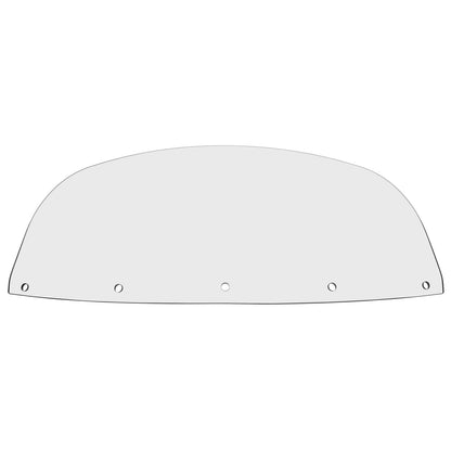 Memphis Shades Windshield - 7" - Clear- FLHT '86-'95 MEP8040_74381