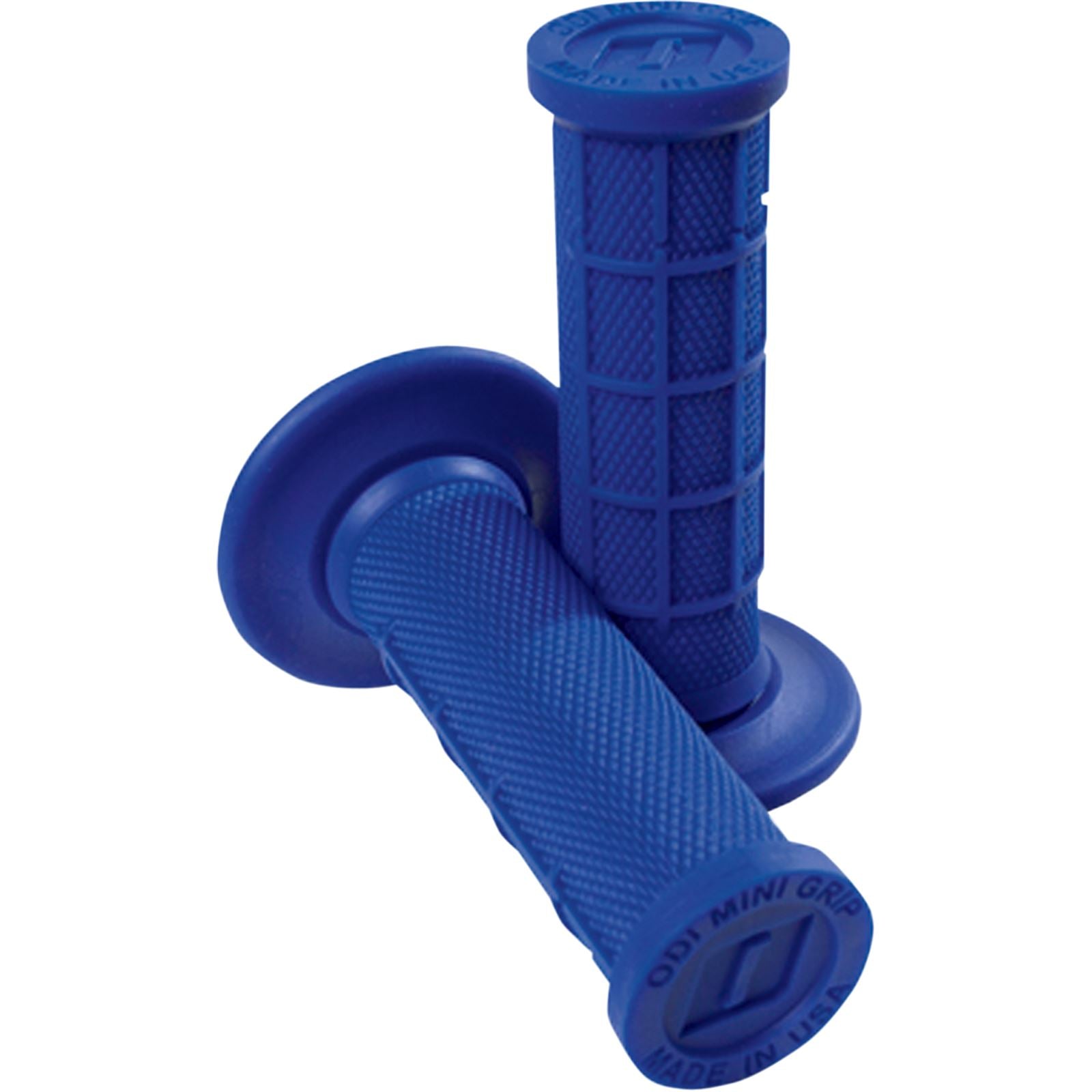 ODI Mini MX Half Waffle Grips Blue [MPN: H01MMU]_450724