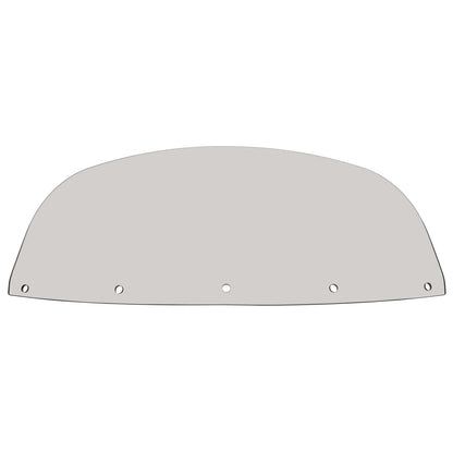 Memphis Shades Windshield - 7" - Solar - FLHT '86-'95 MEP8049_74388
