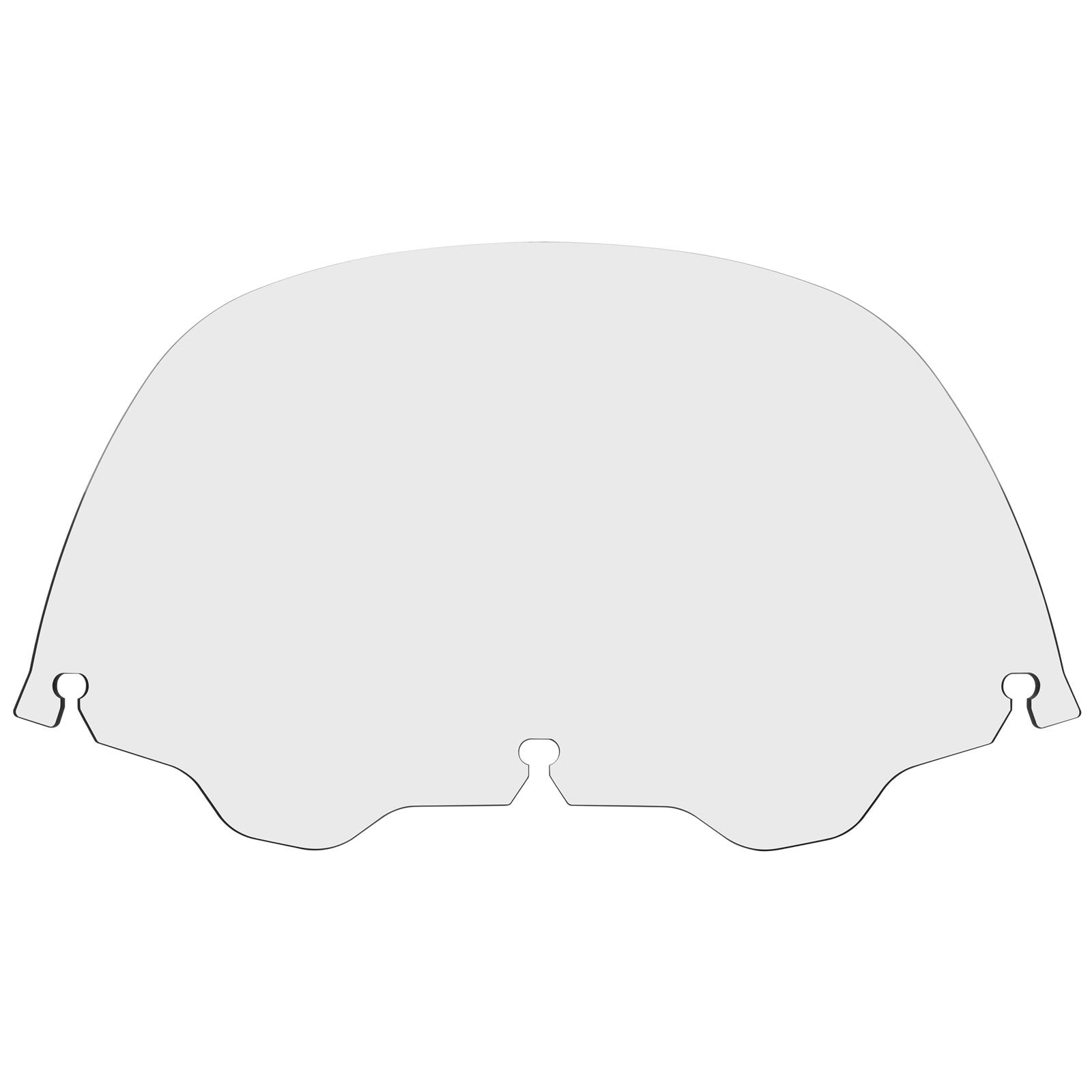 Memphis Shades Windshield - 9" - Clear - FLHT '96-'13 MEP8110_74391