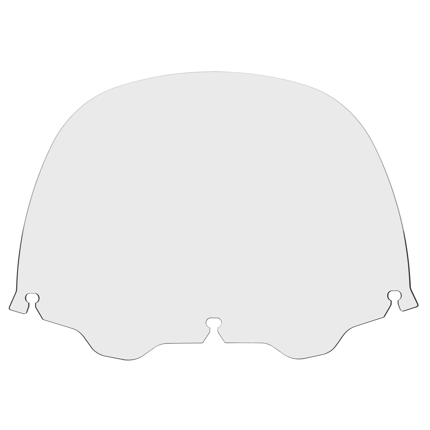 Memphis Shades Windshield - 12" - Clear - FLHT '96-'13 MEP8120_74399