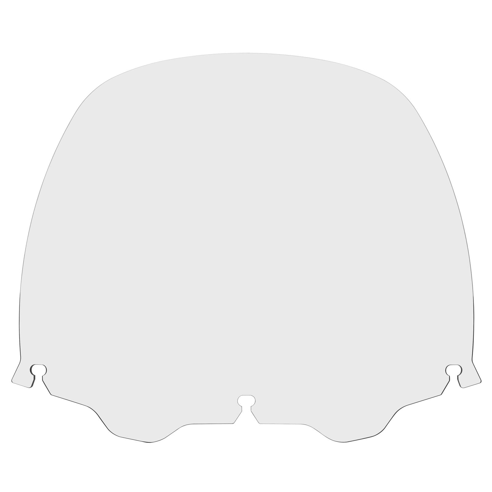 Memphis Shades Windshield - 15" - Clear - FLHT '96-'13 MEP8130_74406
