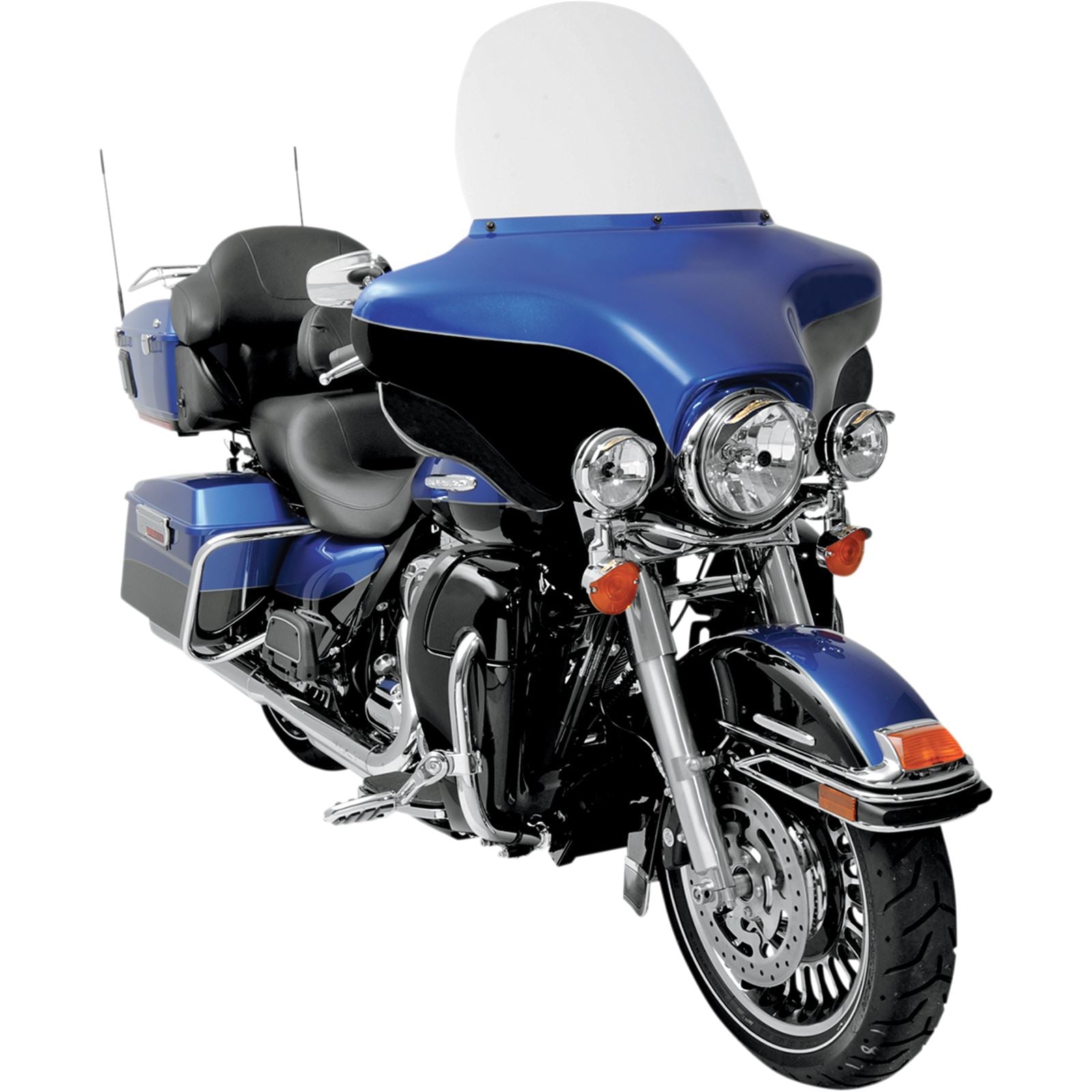 Memphis Shades Windshield - 15" - Clear - FLHT '96-'13 MEP8130_427180