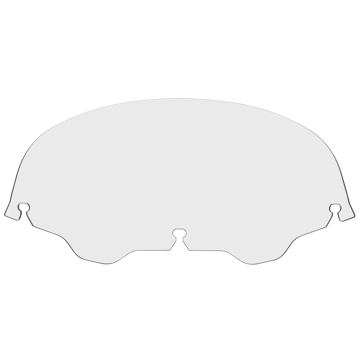 Memphis Shades Windshield - 7" - Clear -  FLHT/X '96-'13 MEP8140_74412