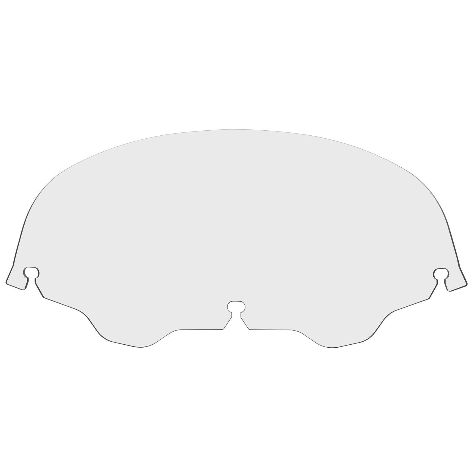 Memphis Shades Windshield - 7" - Clear -  FLHT/X '96-'13 MEP8140_74412