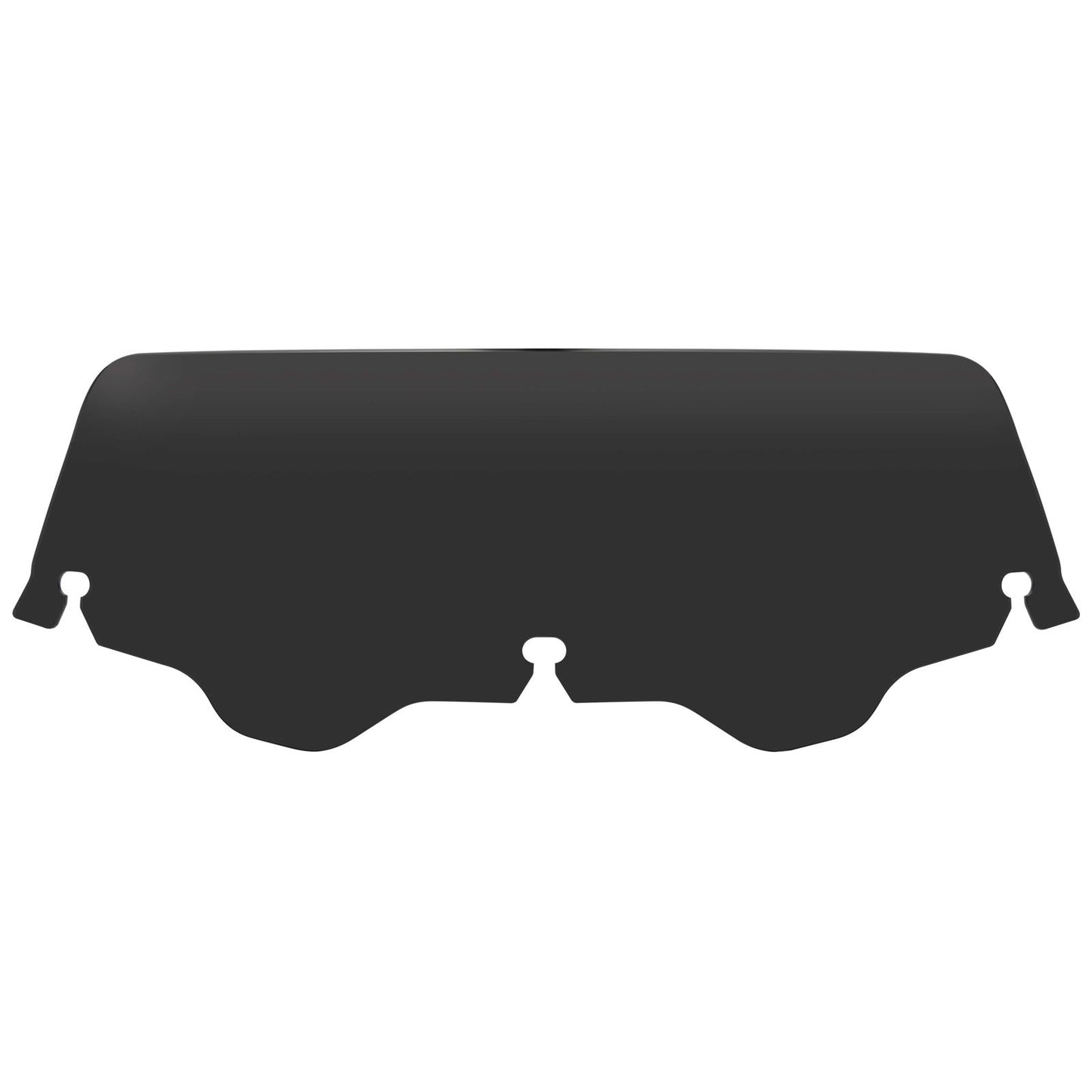 Memphis Shades Spoiler Windshield - 5" - Dark Black Smoke For Harley FLH '96-'13 MEP84310_74480
