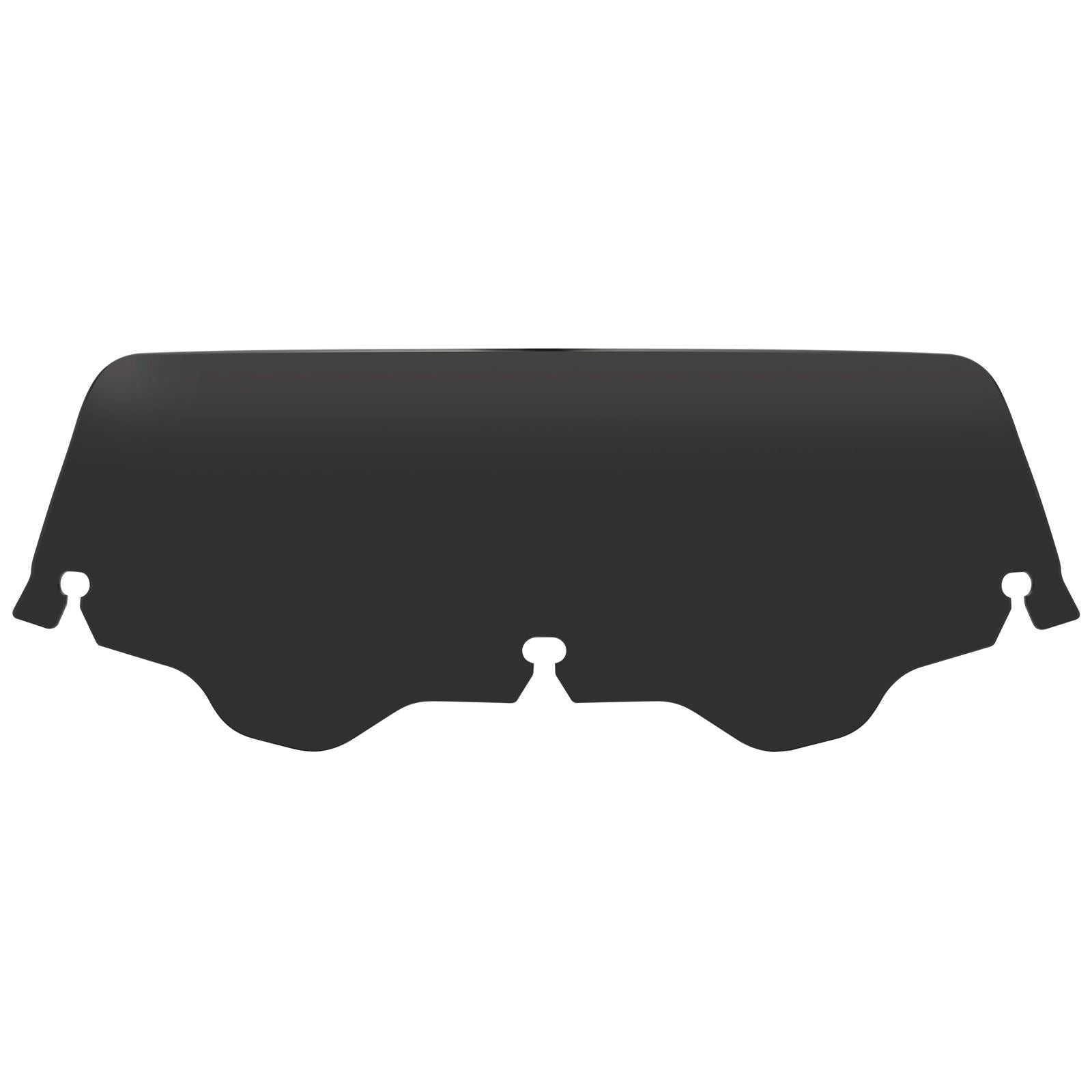 Memphis Shades Spoiler Windshield - 5" - Dark Black Smoke For Harley FLH '96-'13 MEP84310_74480