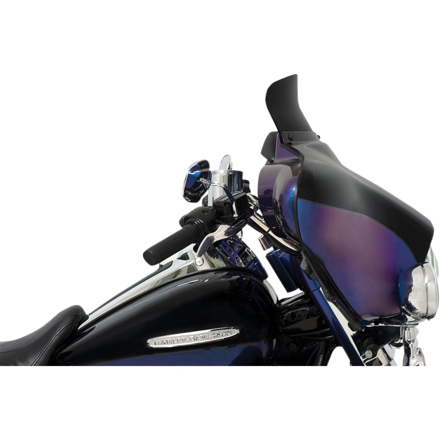 Memphis Shades Spoiler Windshield - 5" - Dark Black Smoke For Harley FLH '96-'13 MEP84310_425715