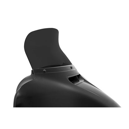Memphis Shades Spoiler Windshield - 8.5" - Dark Black Smoke For Harley FLH '14-'20 MEP84810_74485