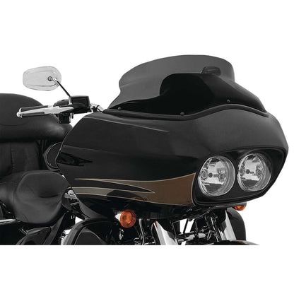 Memphis Shades Spoiler Windshield - 6" - Black - FLTR '98-'13 MEP85511_74497
