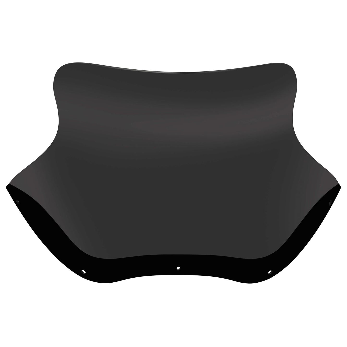 Memphis Shades Spoiler Windshield - 10" - Dark Smoke - FLTR '98-'13 MEP85710_74507
