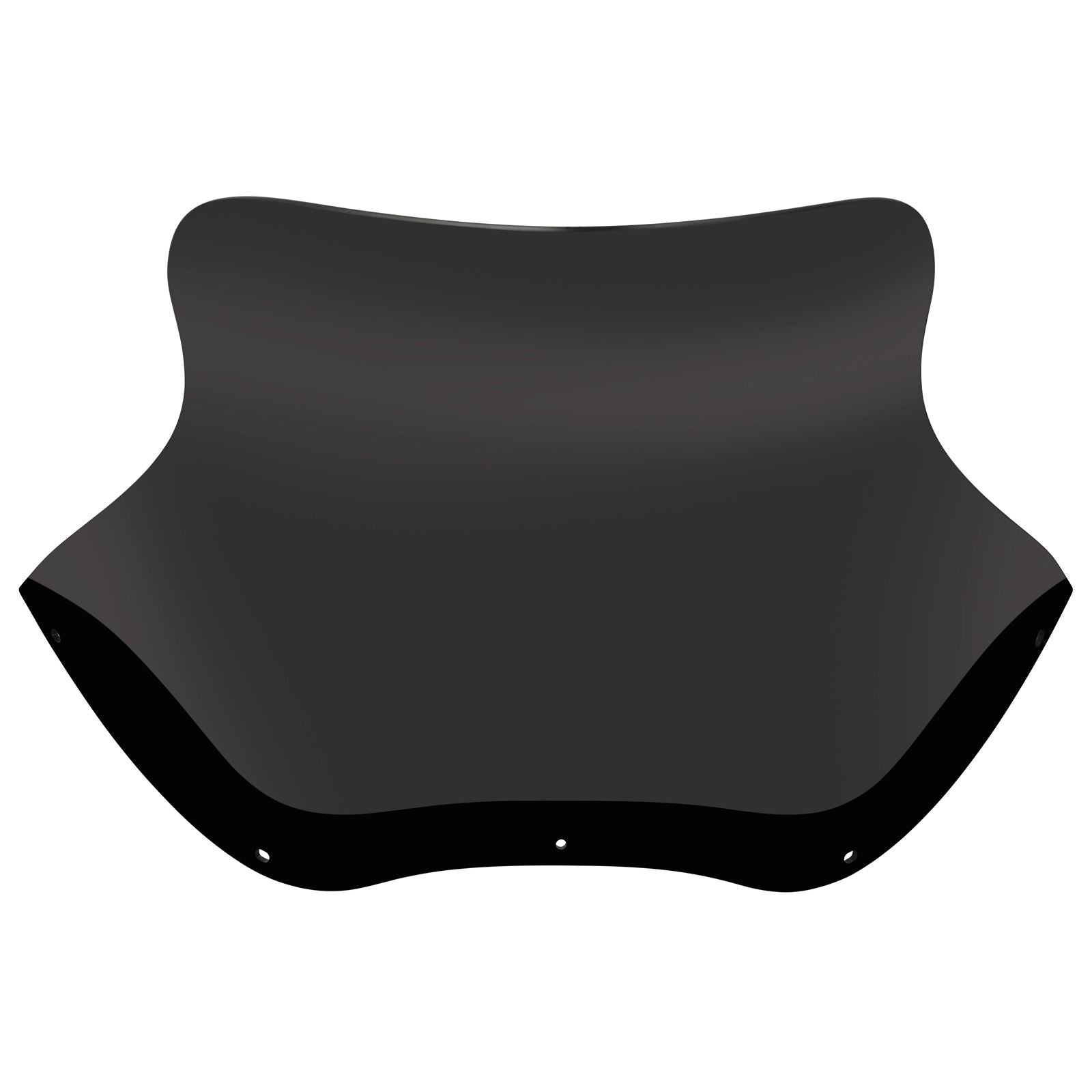 Memphis Shades Spoiler Windshield - 10" - Dark Smoke - FLTR '98-'13 MEP85710_74507