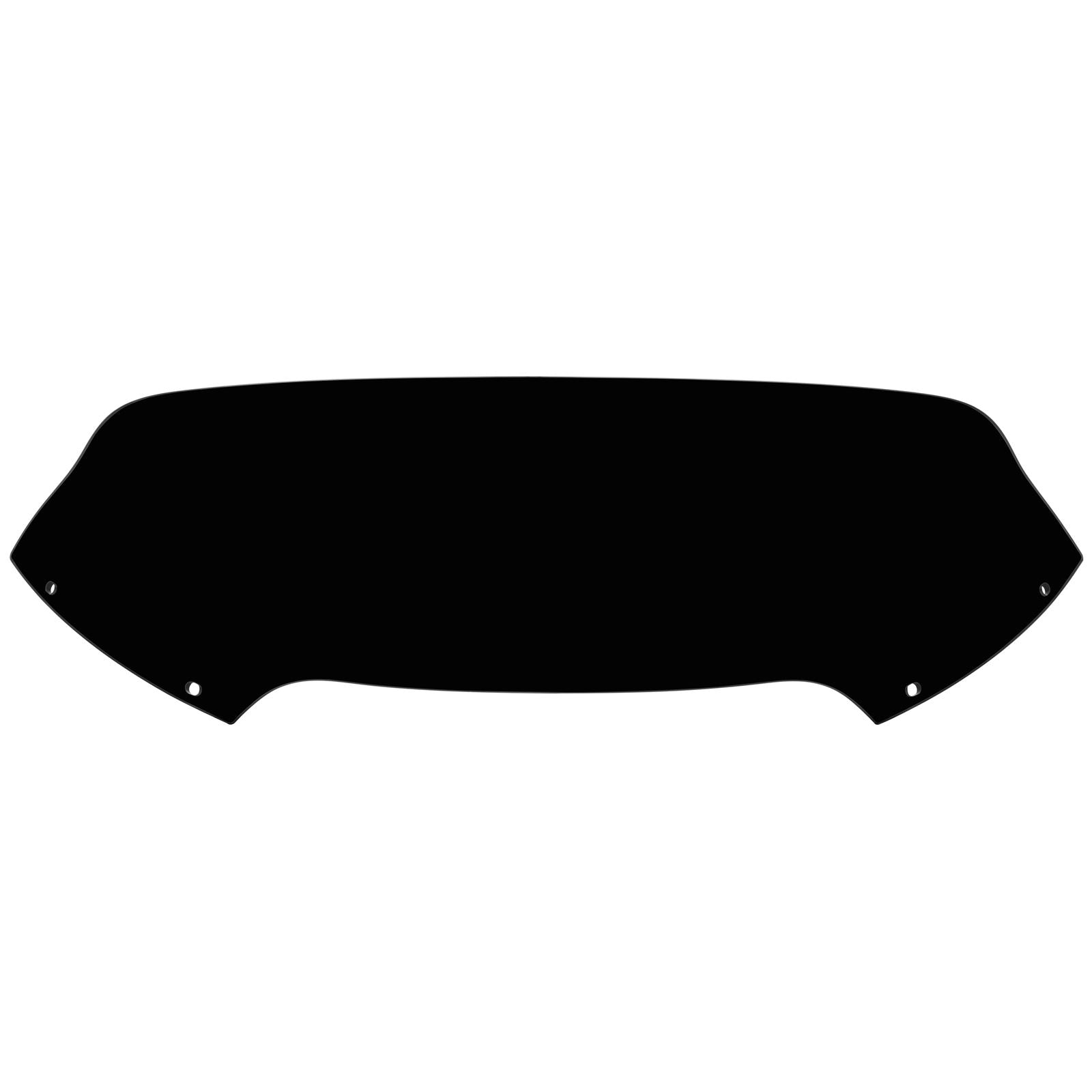 Memphis Shades Spoiler Windshield - 5" - Black - FLTR '15+ MEP85911_74524
