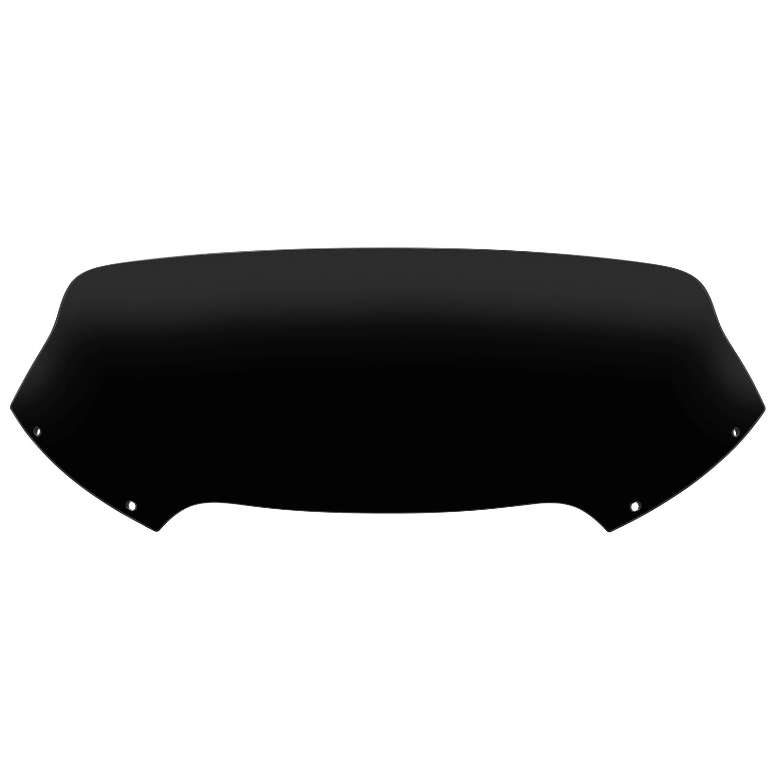 Memphis Shades Spoiler Windshield - 6" - Black - FLTR '15+ MEP86011_74532