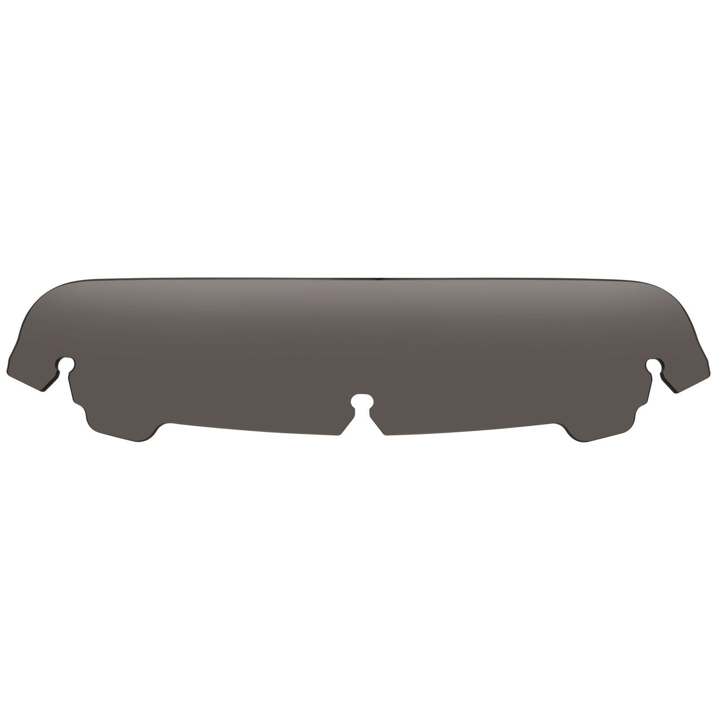 Memphis Shades Spoiler Shield - 3" - Smoke - FLH '14+ MEP87801_74550