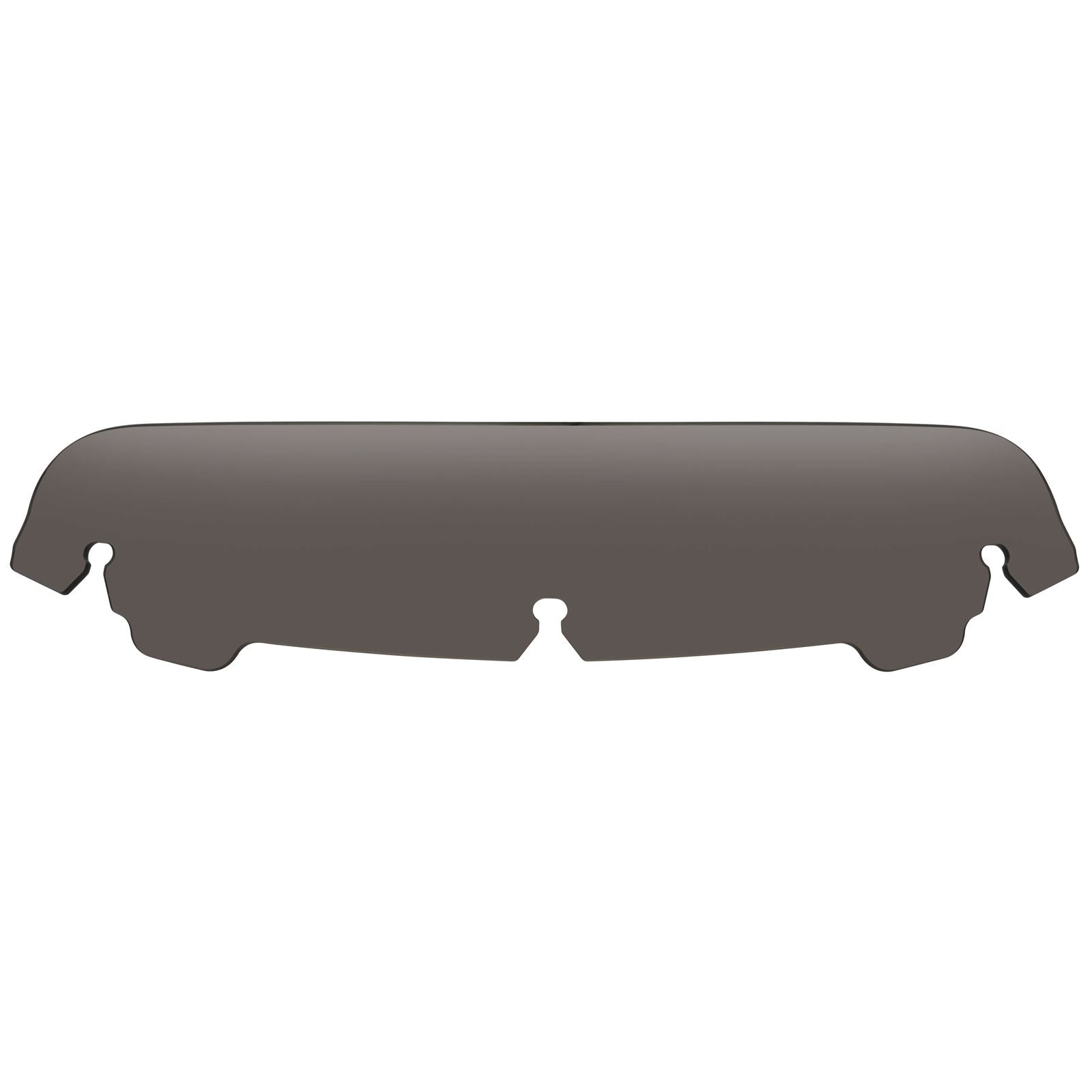 Memphis Shades Spoiler Shield - 3" - Smoke - FLH '14+ MEP87801_74550