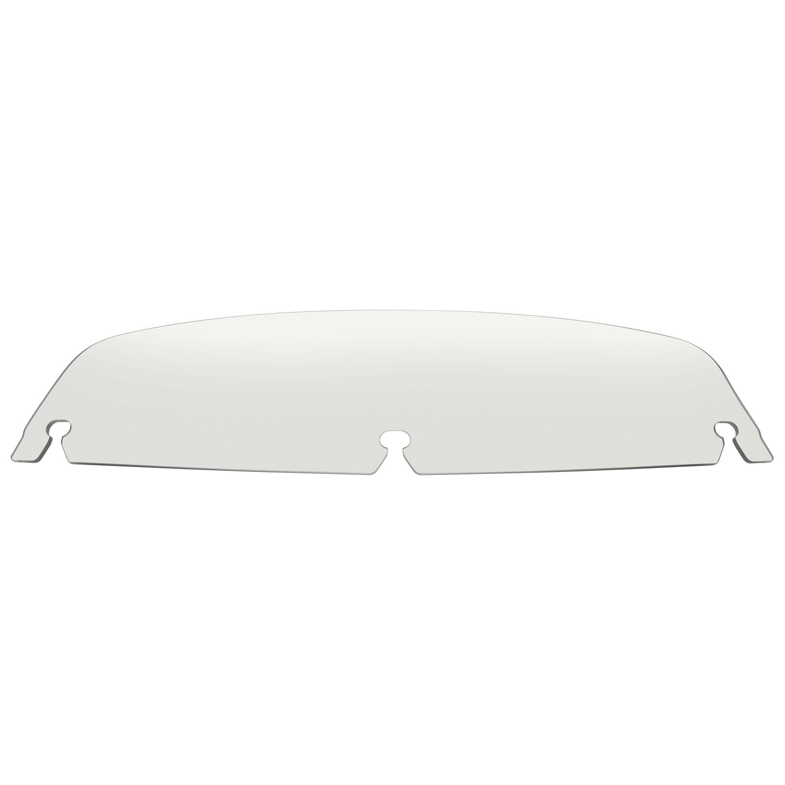 Memphis Shades Spoiler Shield - 3" - Ghost - FLH '96-'13 MEP87908_74554