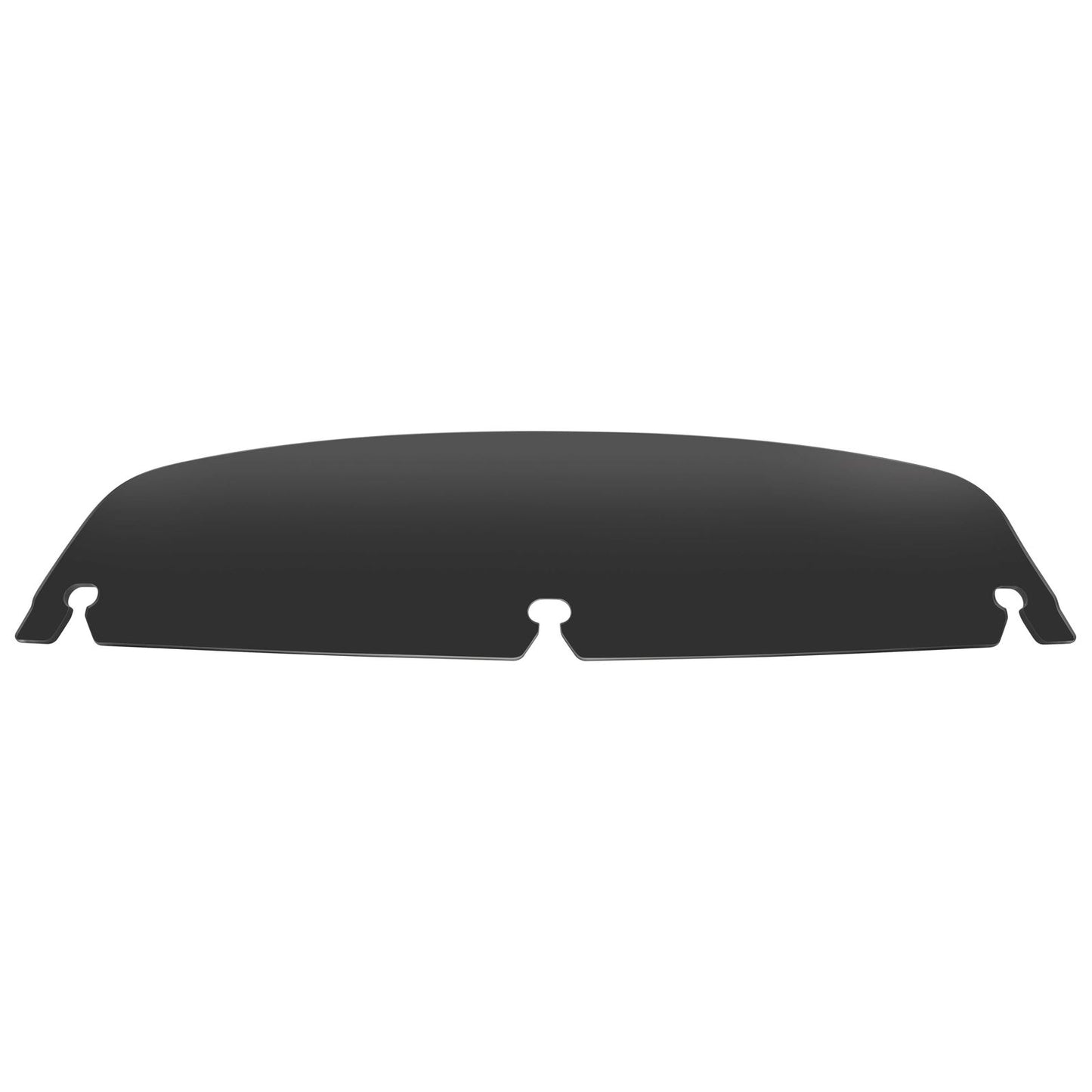 Memphis Shades Spoiler Shield - 3" - Dark Black Smoke - FLH '96-'13 MEP87910_74555
