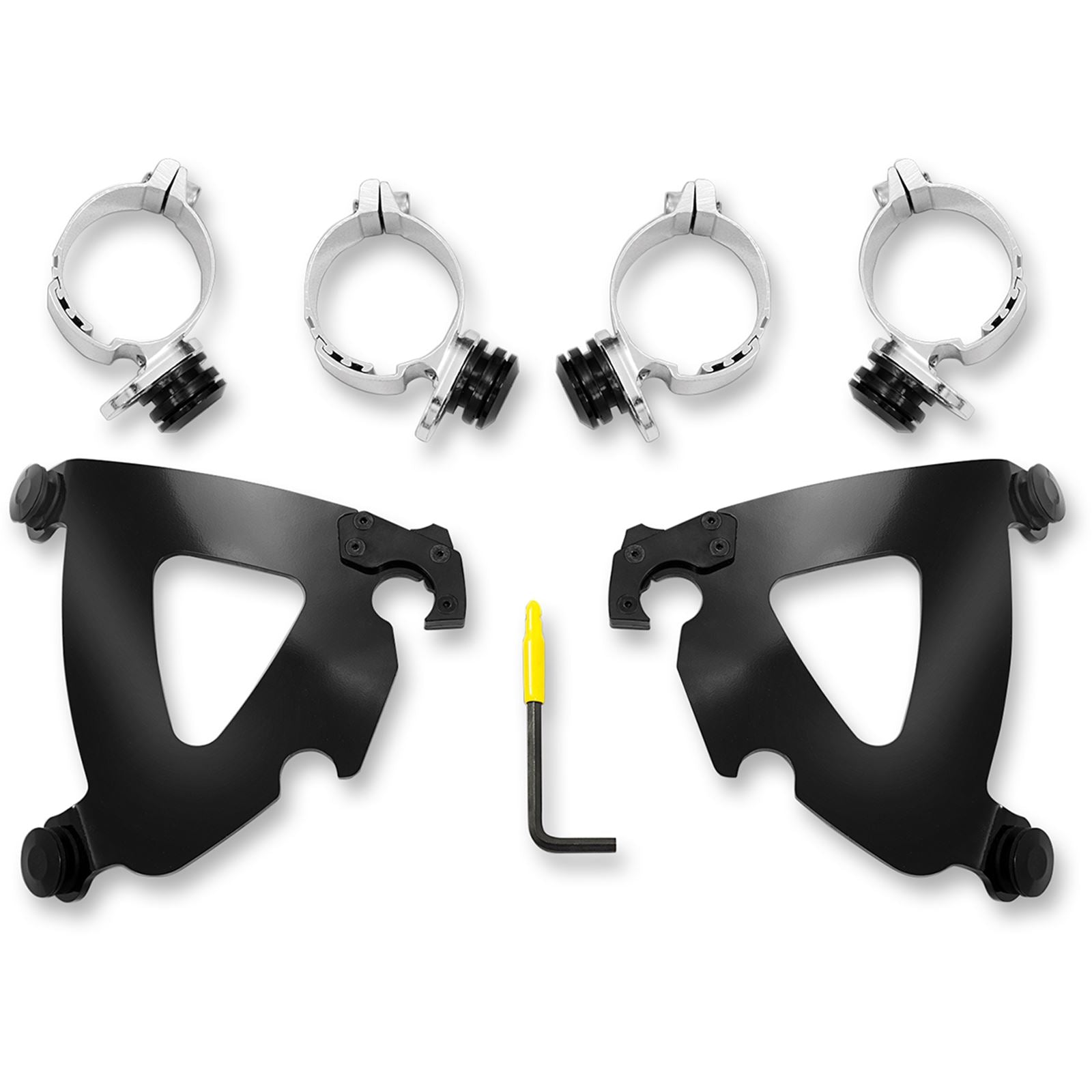 Memphis Shades Road Warrior Mounting Kit - Black - FXD MEB2028_426001