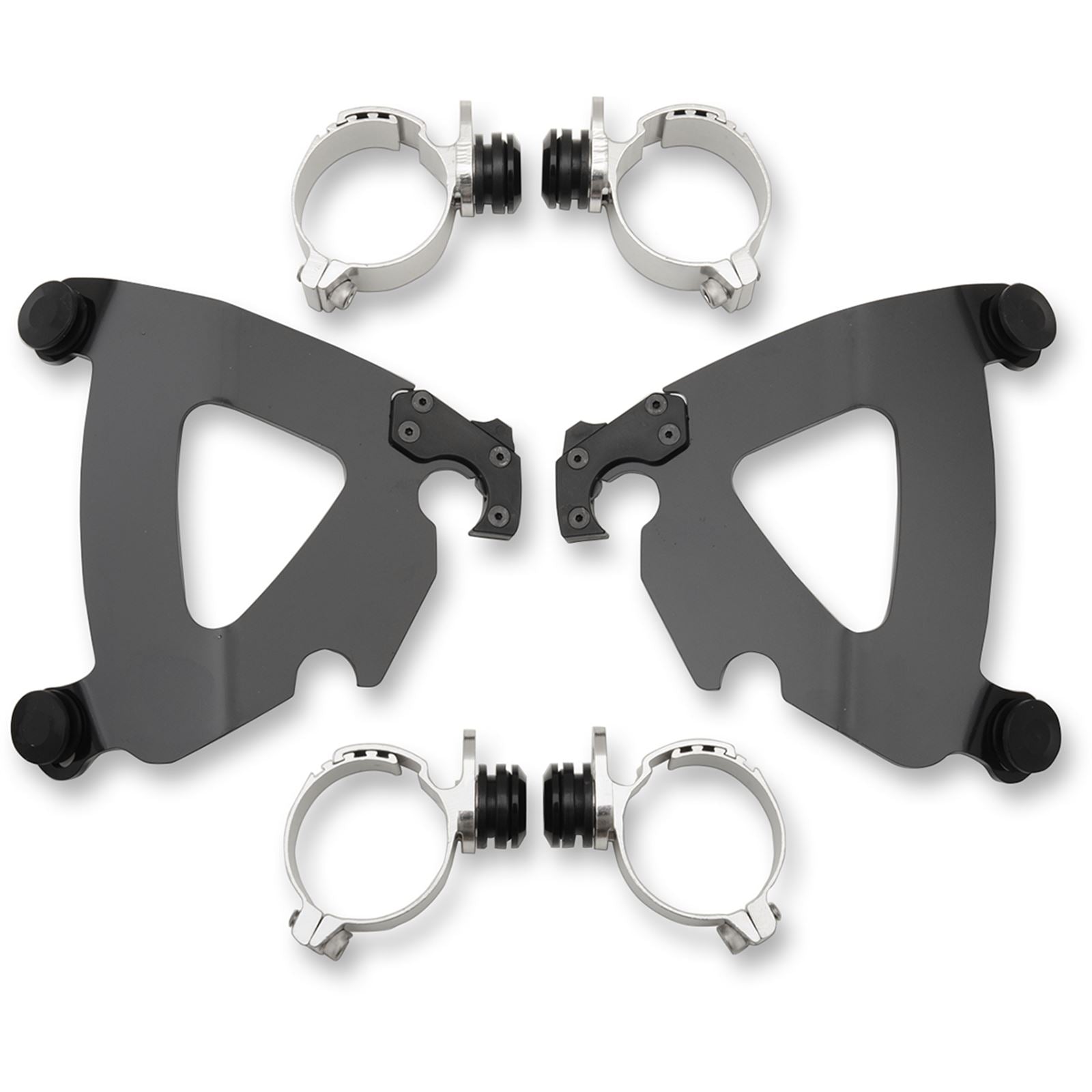 Memphis Shades Road Warrior Mounting Kit - Black - FXDWG MEB2029_426780