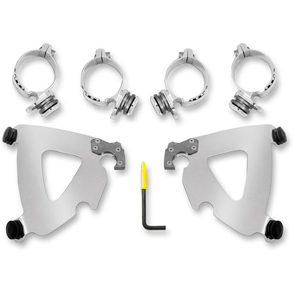 Memphis Shades Road Warrior Mounting Kit - Polished - FXD MEK2028_425999