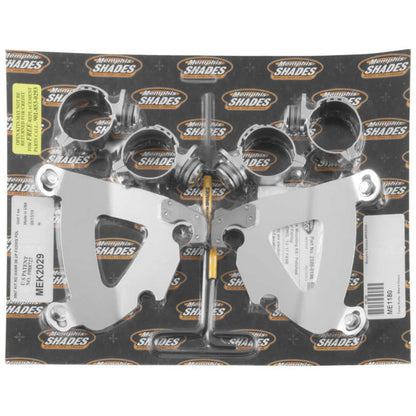 Memphis Shades Road Warrior Mounting Kit - Polished - FXDWG MEK2029_74595