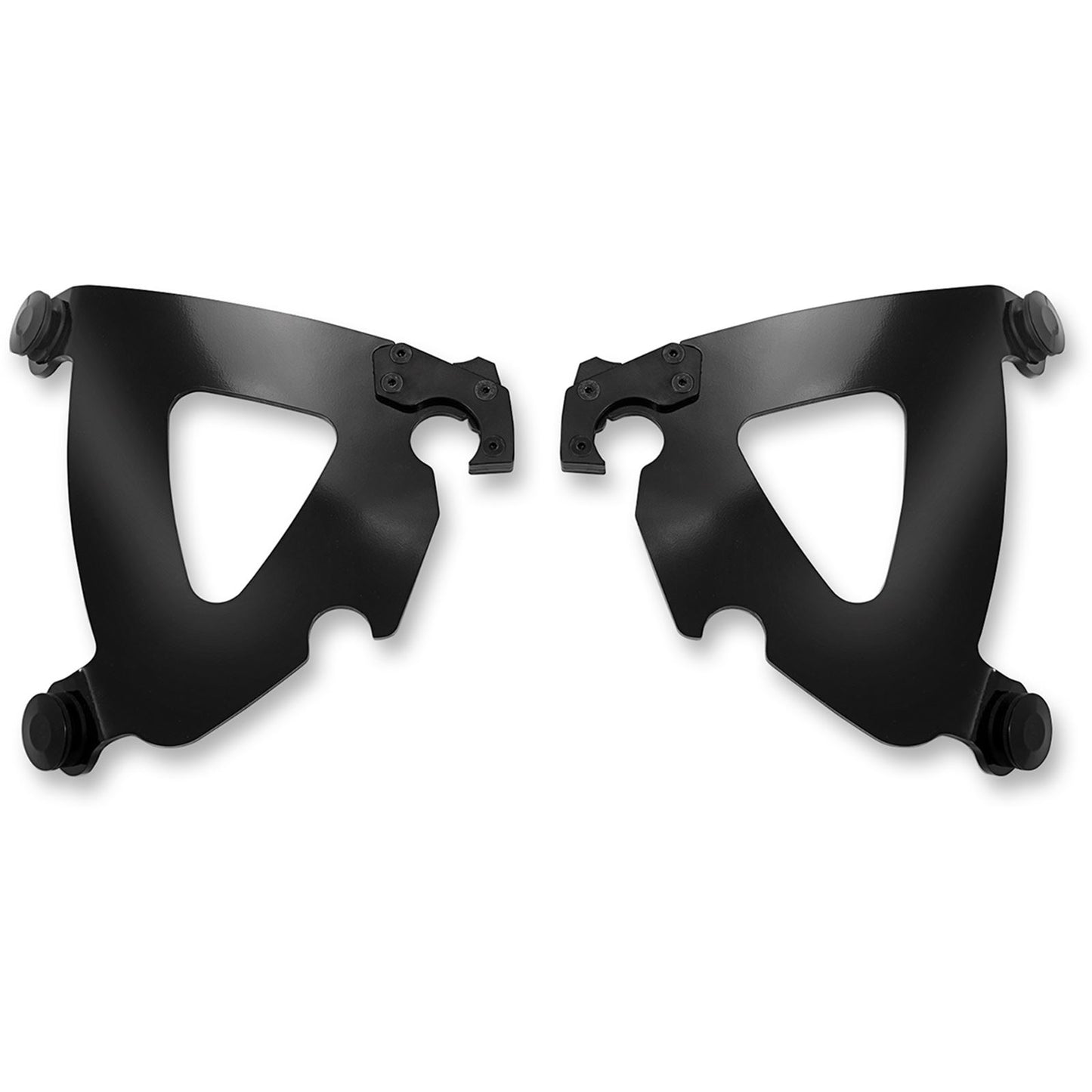 Memphis Shades Road Warrior Plate Kit - Black - FXD OPEN BOX [MPN: MEB1728]_1874147