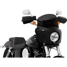 Memphis Shades Roadwarrior Cafe Windshield - Dark Black Smoke - 9" MEP86610_427042